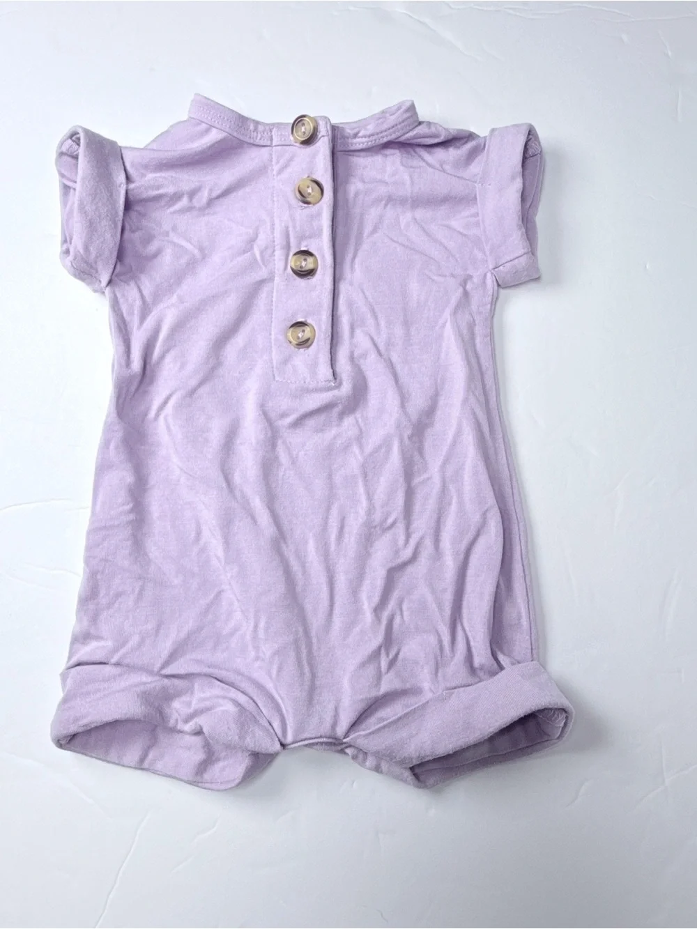 Carter's Lavender Short Sleeve Top & Mint-Striped Tank Set